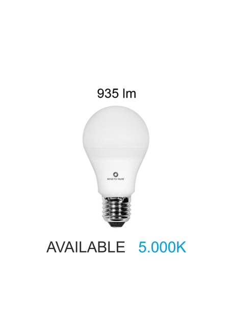 LÁMPARA STANDARD 9W E27 220V 360º LED