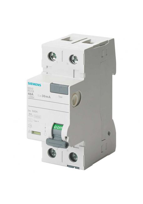 DIFER. SIEMENS 2P 40 A 30mA SUP. INMUNIZADO