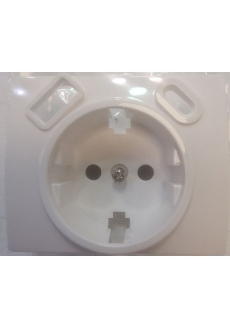 TAPA SCHUKO + USB A+C PD IRIS BCO. POLAR